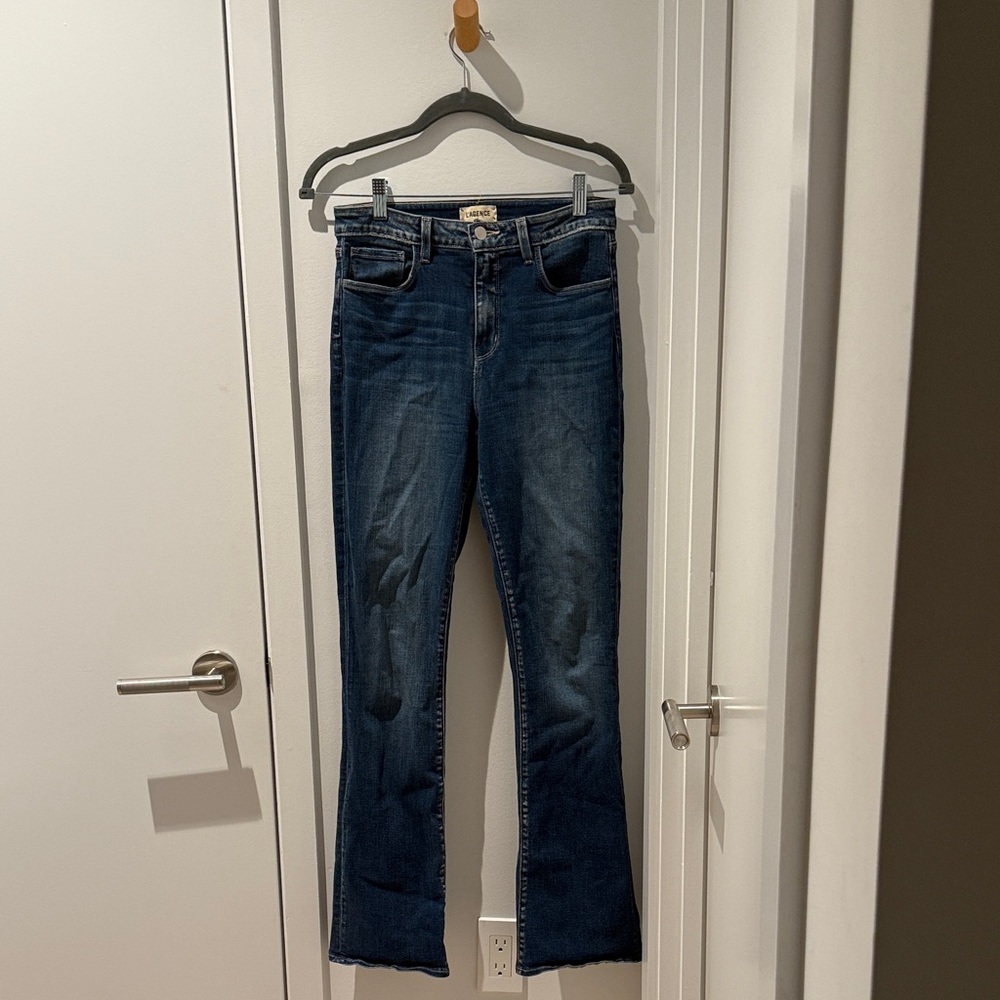 L’AGENCE High Rise Bootcut Blue Women's Jeans